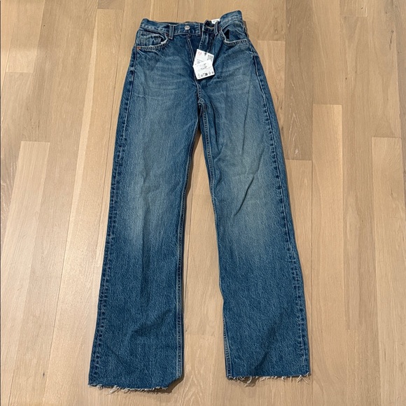 Zara Denim - Zara Classic Denim Wide Leg Jeans